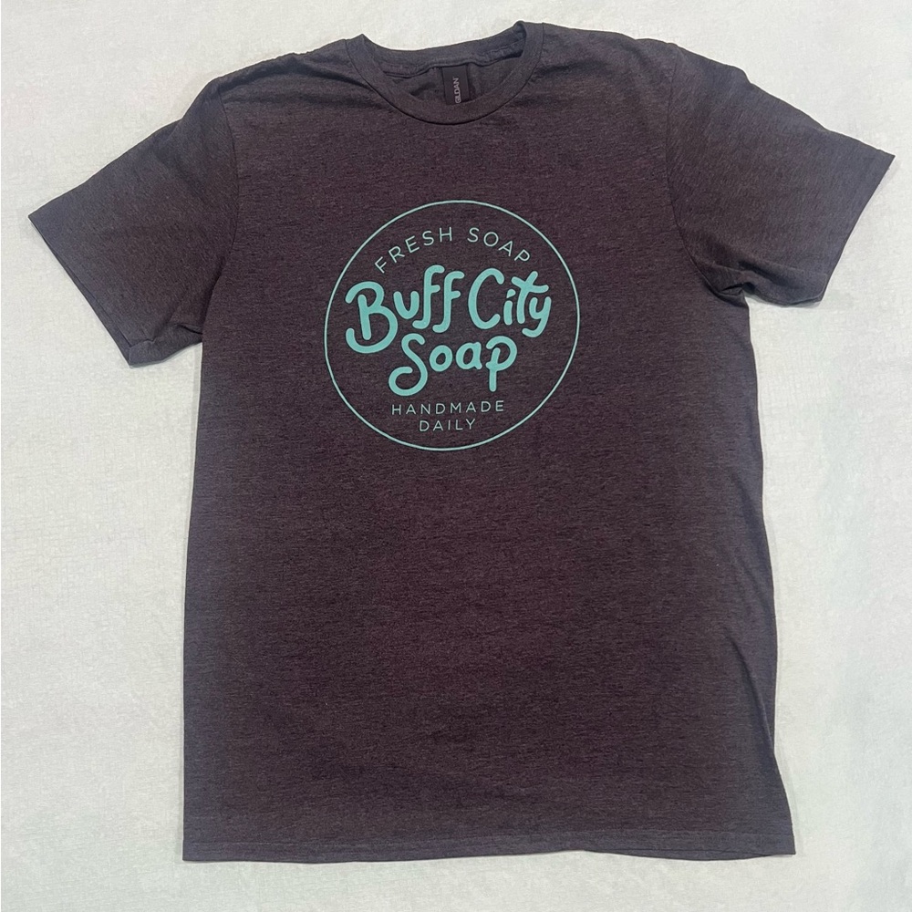 Buff City Soap Tee Shirt - Small - Medium - Gray
